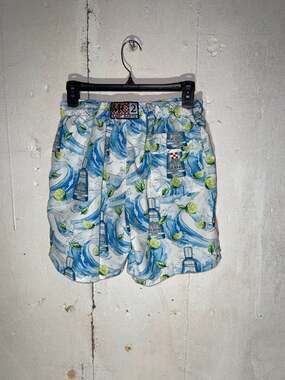 MC2 Saint Barth Mid-Length Gustavia Swim Shorts - Gin Mare Special Edition Print
